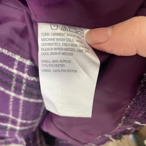 G by Giuliana Purple Blazer with Notched Lapels - Picture 5 of 7